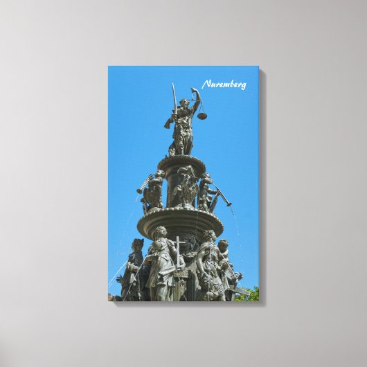 Nürnberg Wrapped Canvas Leinwanddruck (Vorderseite)