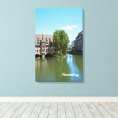 Nürnberg Wrapped Canvas Leinwanddruck (Insitu (Holzboden))
