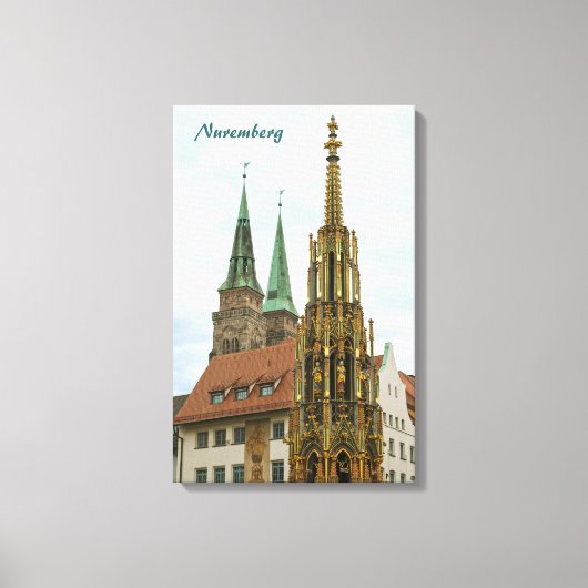 Nürnberg Wrapped Canvas Leinwanddruck (Vorderseite)
