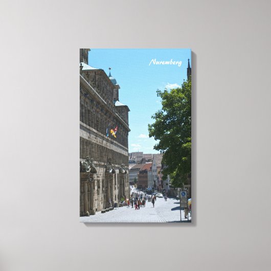 Nürnberg Wrapped Canvas Leinwanddruck (Vorderseite)