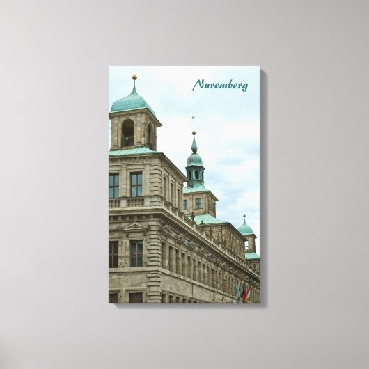 Nürnberg Wrapped Canvas Leinwanddruck (Vorderseite)