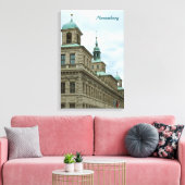 Nürnberg Wrapped Canvas Leinwanddruck (Insitu (Wohnzimmer))