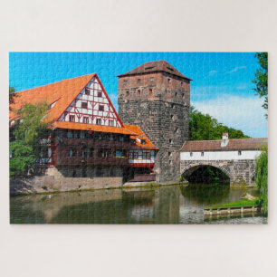 Nürnberger Altstadt Deutschland. Puzzle