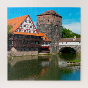Nürnberger Altstadt Deutschland. Puzzle