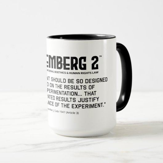 Nürnberger Kodex 1947 A. 3 Combo-Tasse Tasse (VorderseiteRechts)