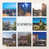 Nürnberger Landschaften Glasuntersetzer (Vorderseite)