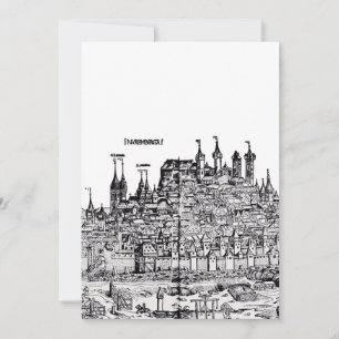 Nürnberger Mittelalterstadt in Deutschland Einladung