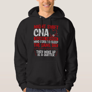 Nürnberger Night Shift CNA Funny Nursing Assistant Hoodie