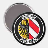 Nürnberger RundEmblem Magnet (Vorderseite/Rückseite)