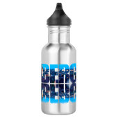 Nürnberger Text bestehend aus der nächtlichen Alts Edelstahlflasche (Rechts)