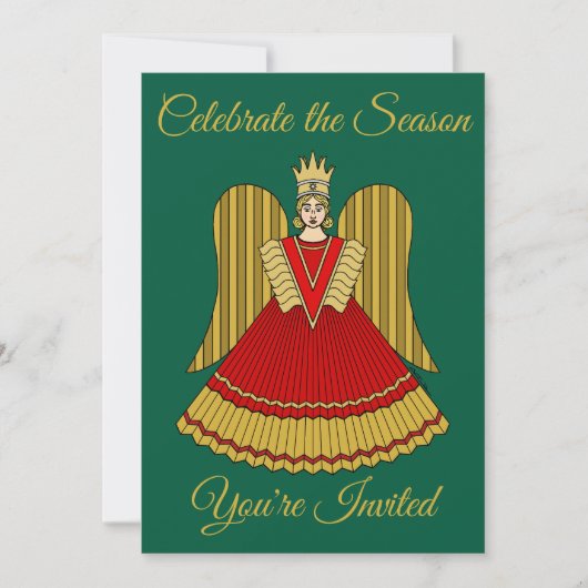 Nürnberger Weihnachtsengel Einladung (Vorderseite)