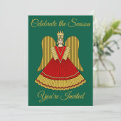 Nürnberger Weihnachtsengel Einladung (Stehend Vorderseite)