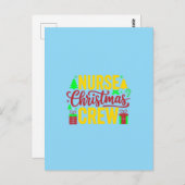 Nürnberger Weihnachtsgeschenk Crew Digitales Kunst Postkarte (Vorne/Hinten)