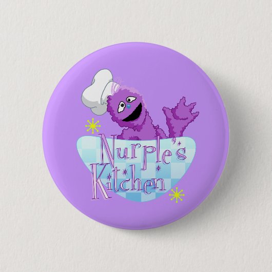Nurples Küchen-Knopf (lila)! Button (Vorderseite)