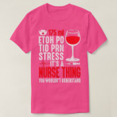 Nurse 175 ml EtOH Po Tid Druck T-Shirt (Design vorne)