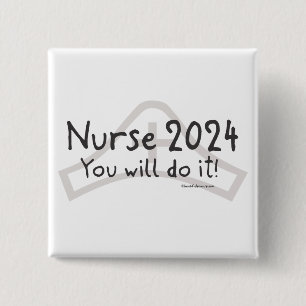 Nurse 2024 - Ich habe es geschafft! Button