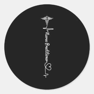Nurse 365 Np Nurse Practitioner Runder Aufkleber