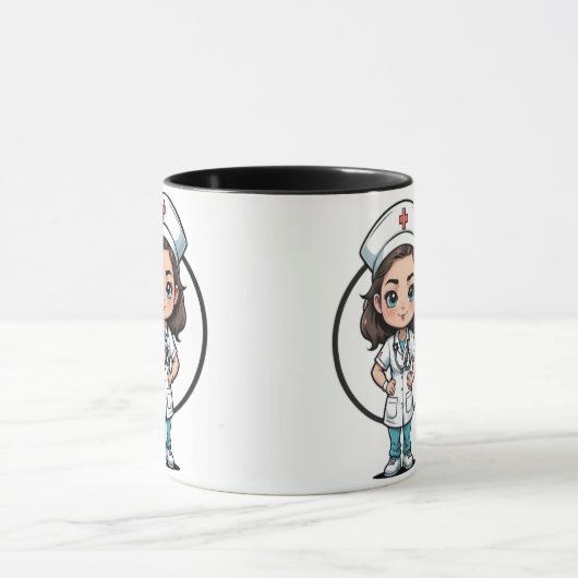 Nurse Abbildung Coffee Mug Tasse (Zentrum)