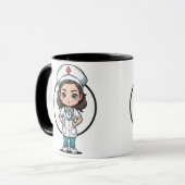 Nurse Abbildung Coffee Mug Tasse (Vorderseite Links)