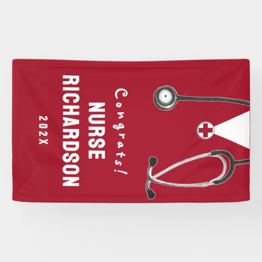 Nurse Abschluss Banner (Horizontal)