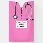 Nurse Abschluss Banner (Vertikal)