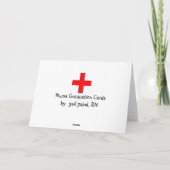 Nurse Abschluss Cards Class 2016 Karte (Rückseite)