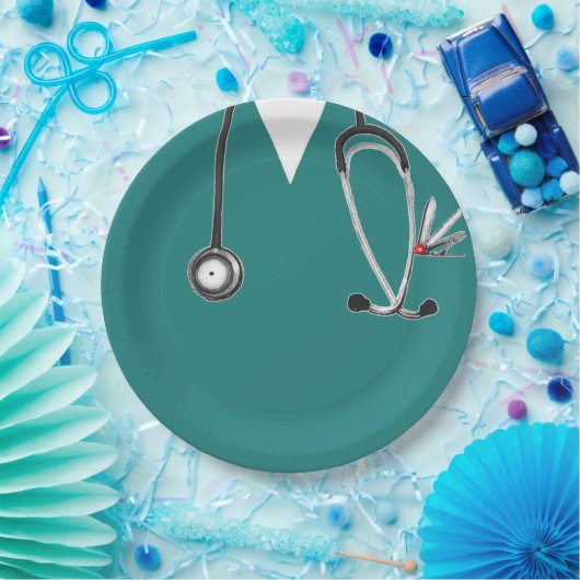 Nurse Abschluss Celebration Pappteller (Party)
