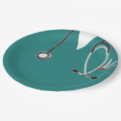 Nurse Abschluss Celebration Pappteller (Schrägansicht)