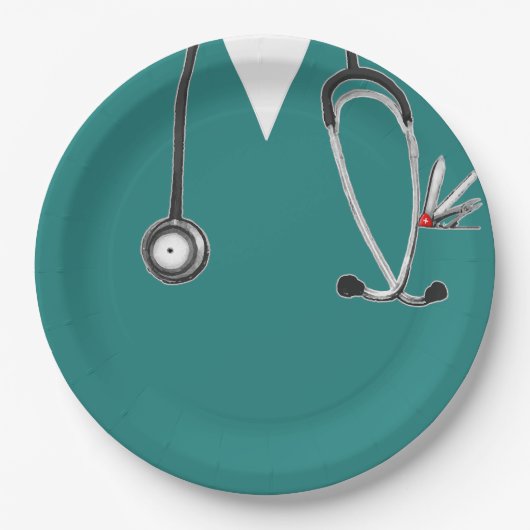 Nurse Abschluss Celebration Pappteller (Vorderseite)