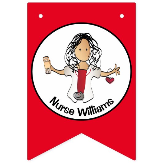 Nurse Abschluss Custom RN LPA CNA Banner für sie (Erste Fahne)