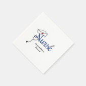 Nurse Abschluss Dinner Decke BSN RN LPN Serviette (Ecke)