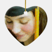 Nurse Abschluss Foto Keramik Ornament (Hinten)