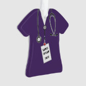 Nurse Abschluss Geschenk Ornament (Vorderseite)