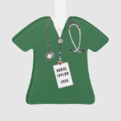 Nurse Abschluss Geschenk Ornament (Rückseite)