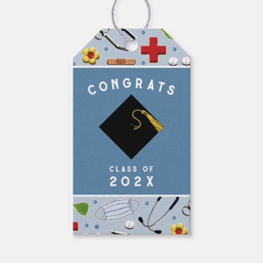 Nurse Abschluss Geschenkanhänger (Vorderseite)