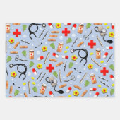 Nurse Abschluss Geschenke Geschenkpapier Set (Vorderseite)