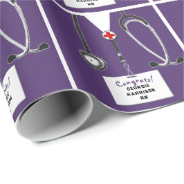 Nurse Abschluss Gift Geschenkpapier