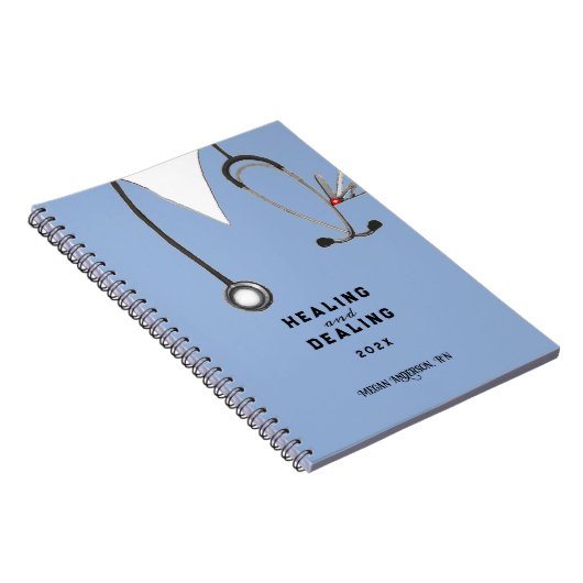 Nurse Abschluss Gift Notizblock (Rechte Seite)