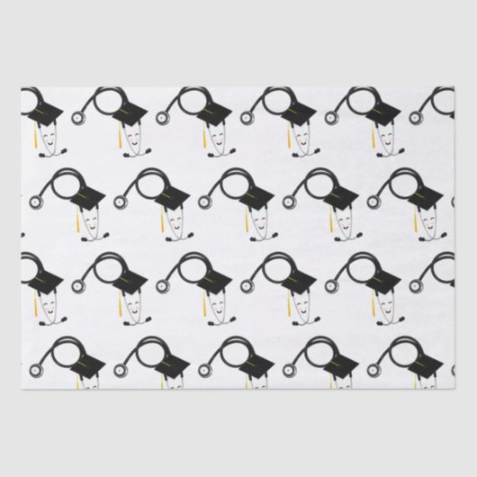 Nurse Abschluss Gift Seidenpapier (Vorderseite)