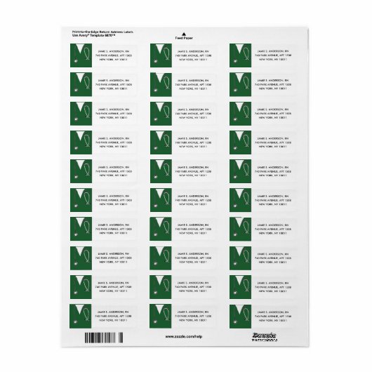 Nurse Abschluss Green Scrubs (Vorne)