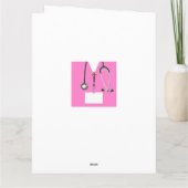 Nurse Abschluss Karte (Rückseite)