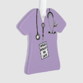 Nurse Abschluss Keepake Geschenk Ornament (Vorderseite)