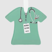 Nurse Abschluss Keepake Ornament (Rückseite)