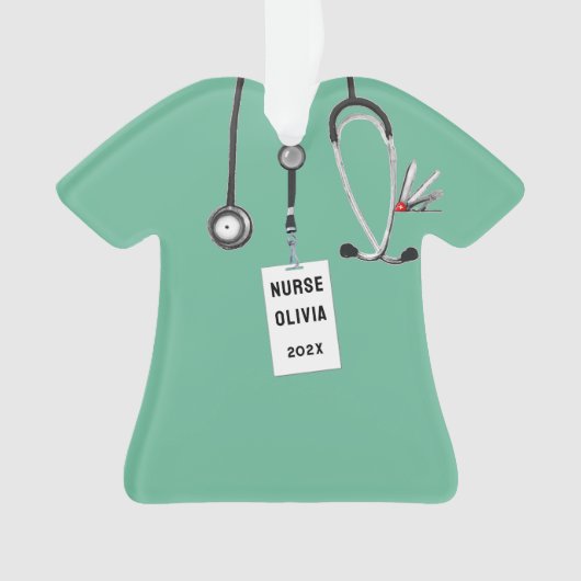 Nurse Abschluss Keepake Ornament (Vorderseite)