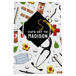 Nurse Abschluss Mittlere Geschenktasche Mittlere Geschenktüte