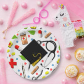 Nurse Abschluss Pappteller (Party)