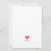 Nurse Abschluss Rosa Einladung (Rückseite)