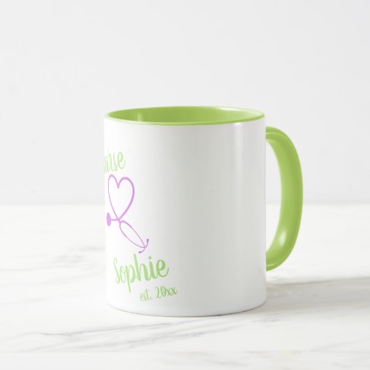 Nurse Abschluss Tasse Geschenk Personalisierten Na
