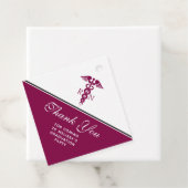 Nurse Abschluss Vielen Dank an Red Caduceus Geschenkanhänger (Beispiel)