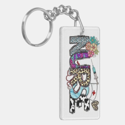 Nurse Acrylic Schlüsselanhänger (Vorderseite links)